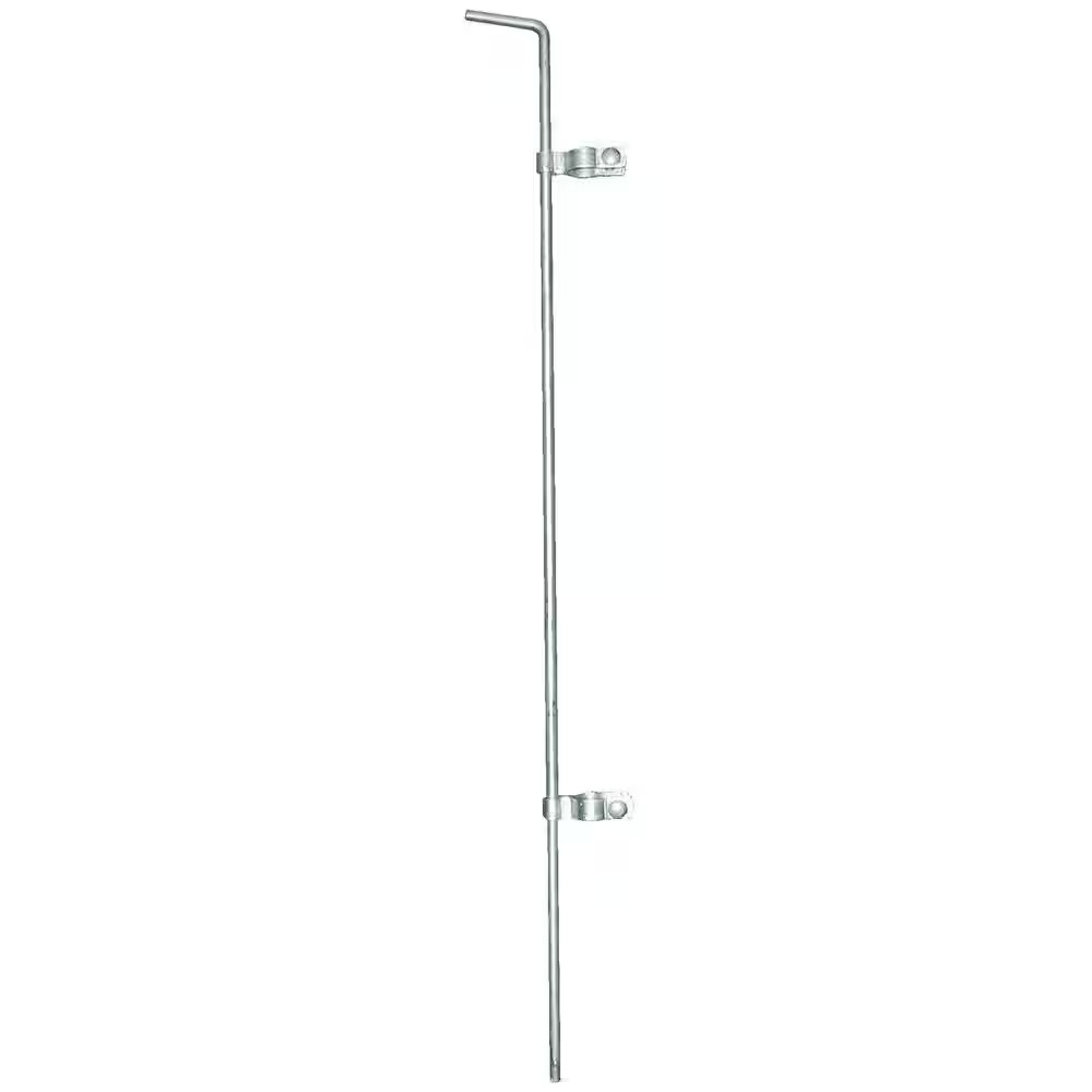 36 In. Galvanized Steel Chain Link Fence Cane Bolt Assembly
