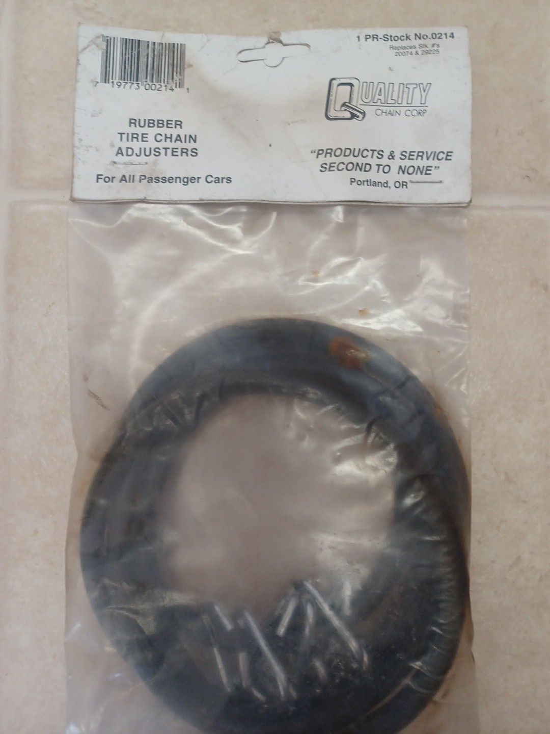 Quality Chain Corp Rubber Tire Chain Adjuster Set. #0214