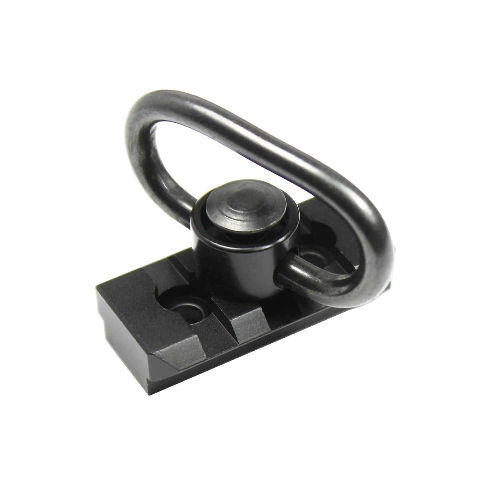 Keymod & M-LOK 3 Slot Picatinny Rail Section with QD Push Button Sling Swivel
