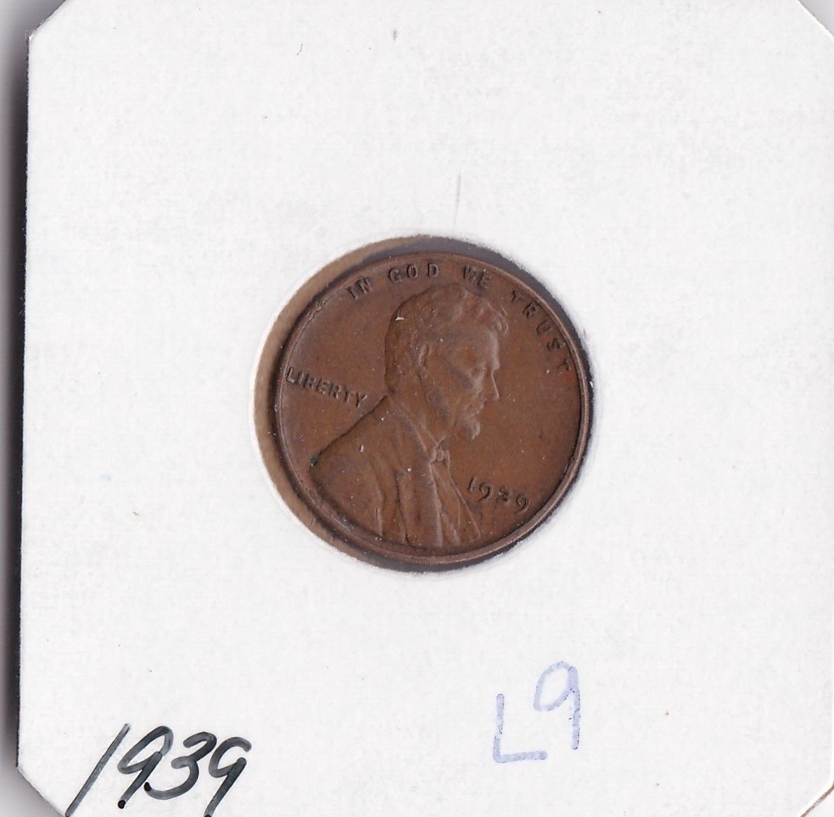 1939 Lincoln Cent L9