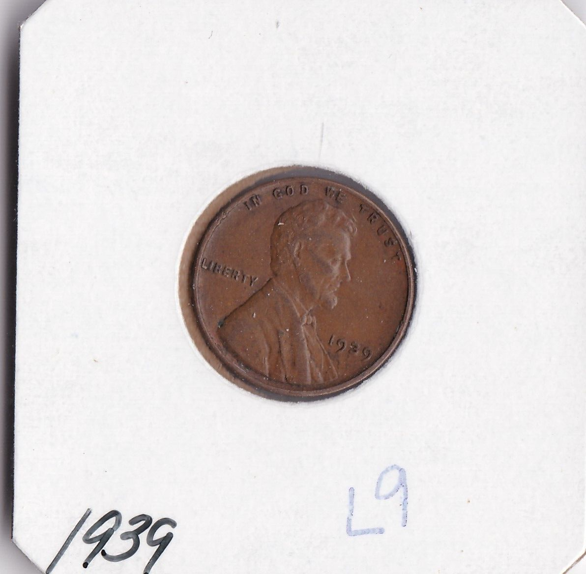 1939 Lincoln Cent L9