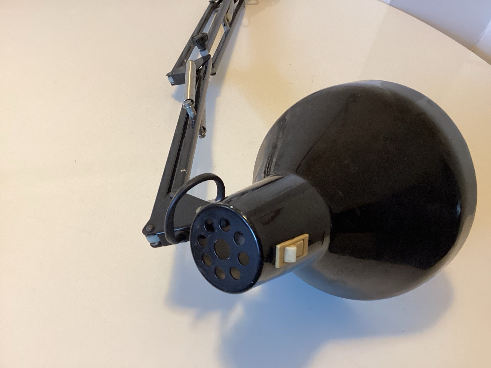 Anglepoise Lamp By Herbert Terry Switch On Shade Fix To Table Or Wall