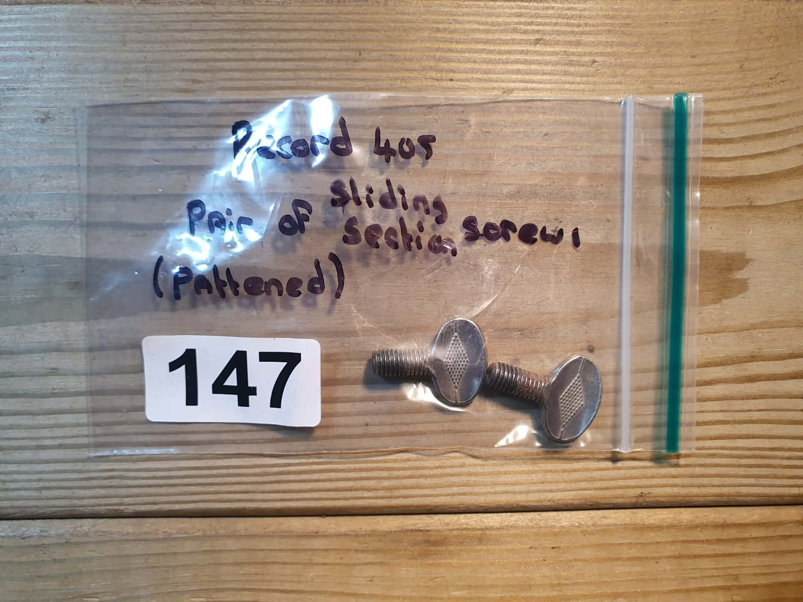 Vintage Record 405 Plane Sliding Section Screws Old Woodworking Hand Tools