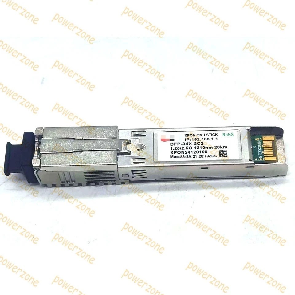 New original 1.25/2.25G 1310nm 20km ODI DFP-34X-2C2 XPON ONU Stick USA