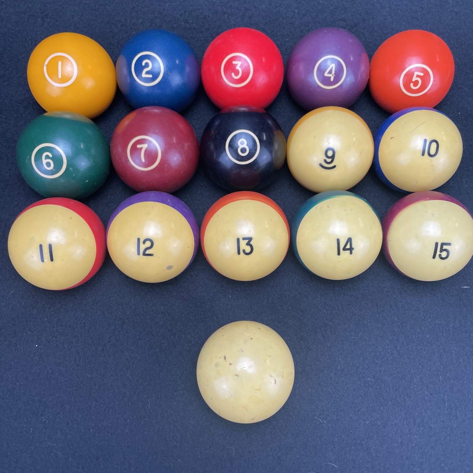 Vintage Aramith ? Billiard Pool Ball Set 2 1/4"