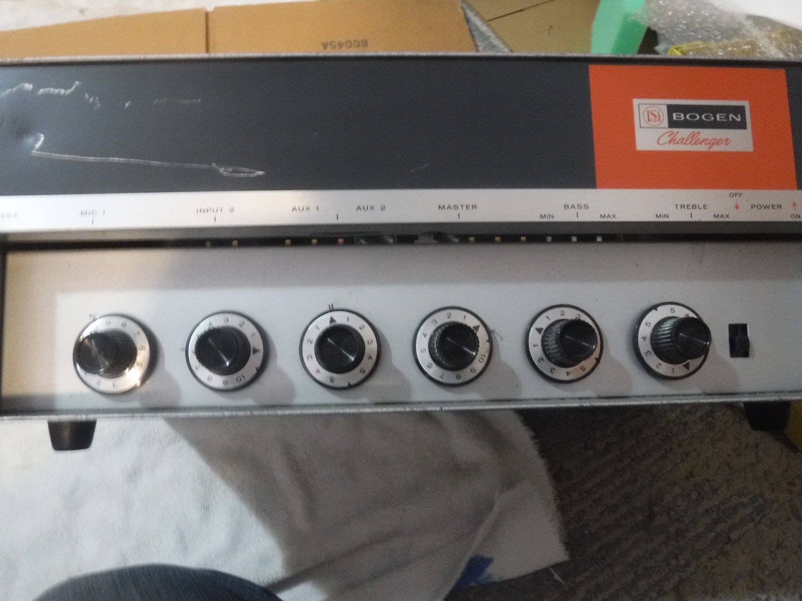 Bogen Challenger Amplifier - CHB-35 35 Watt Tube Amp Untested