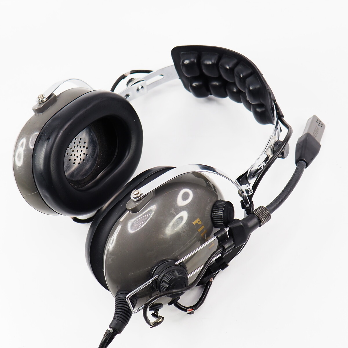 Vintage Pilot Avionics Pilot PA11-40 Headset with Microphone