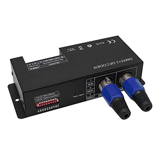 High Power Dmx Led Controller Led DMX 512 Decoder Dimmer Driver DC12V 3 Channel