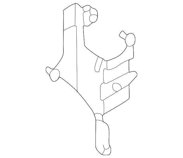 Genuine Mitsubishi Frame Side Member Reinforcement 5220BA91