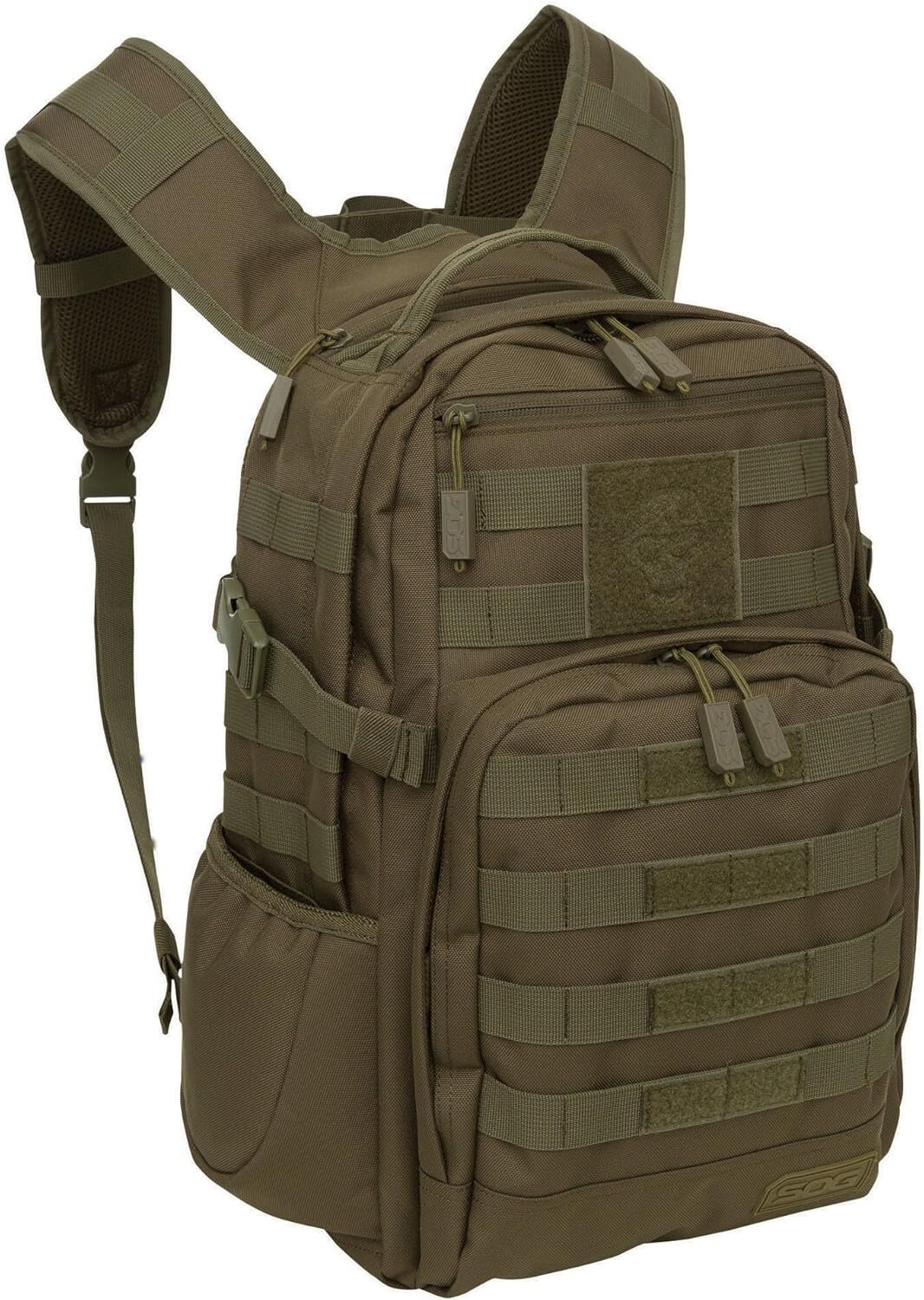 Mochila Tactica Verde Oliva Repelente Al Agua Compatible Con Hidratacion Molle