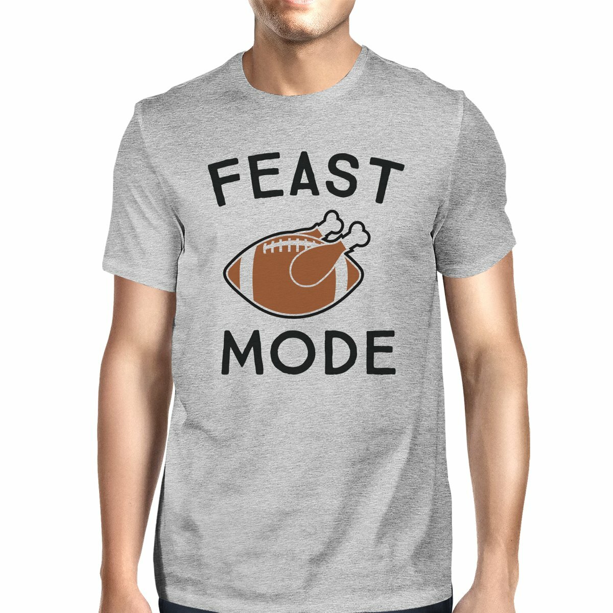 Feast Mode Mens Grey Shirt