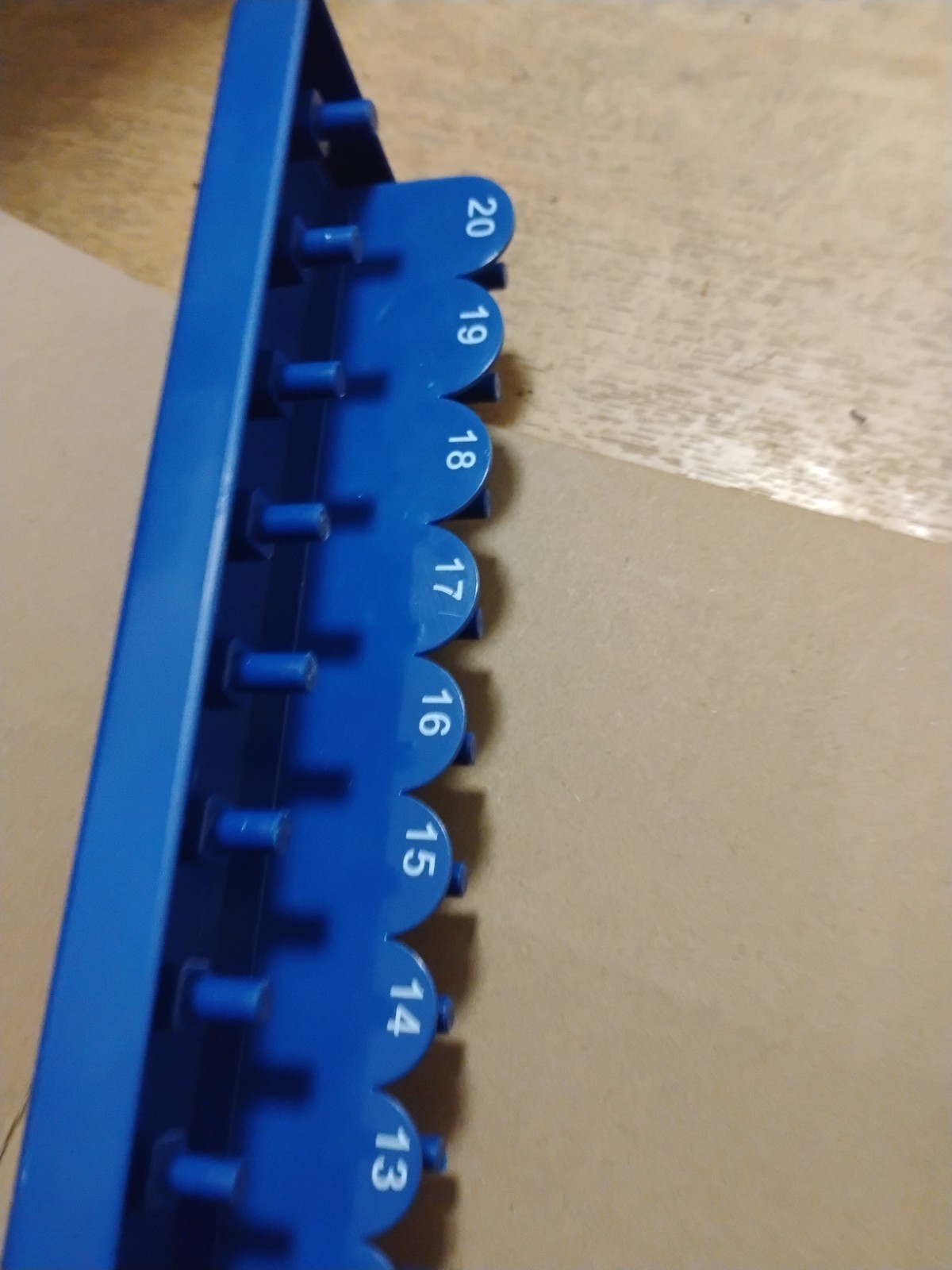 3/8" Metric Socket Holder Tray