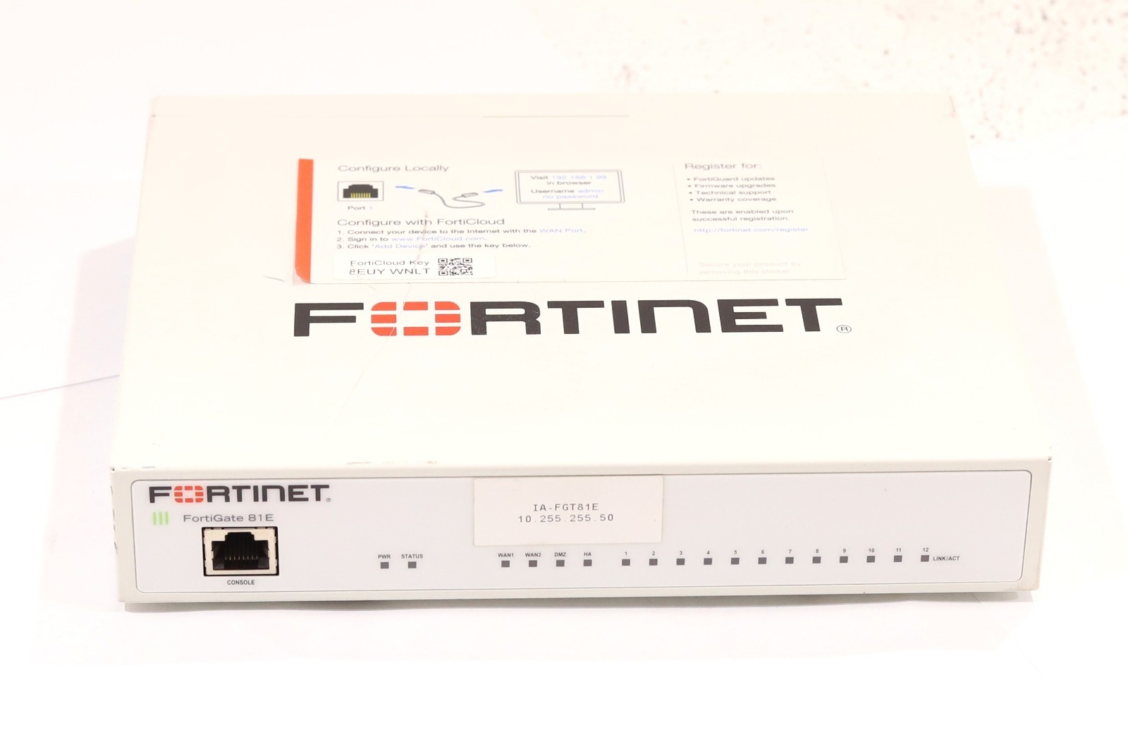 Fortinet FortiGate-81E Firewall Network Security Appliance P/N: FG-81E Tested