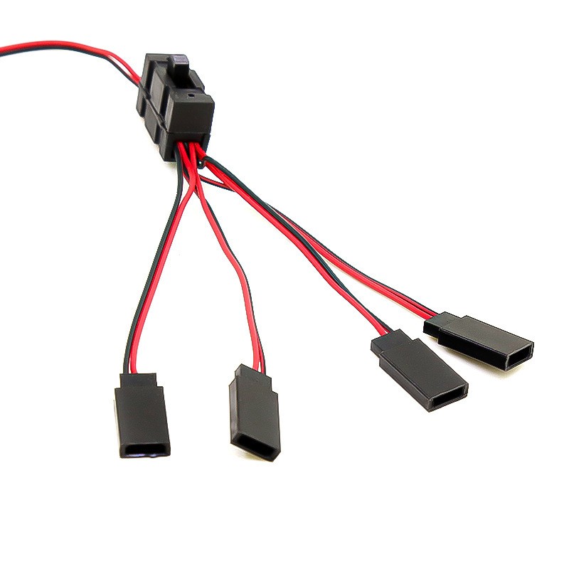 1/10 4Way Split Cable On/Off Controller Switch Y Wire For TRX-4 SCX10 RC Crawler