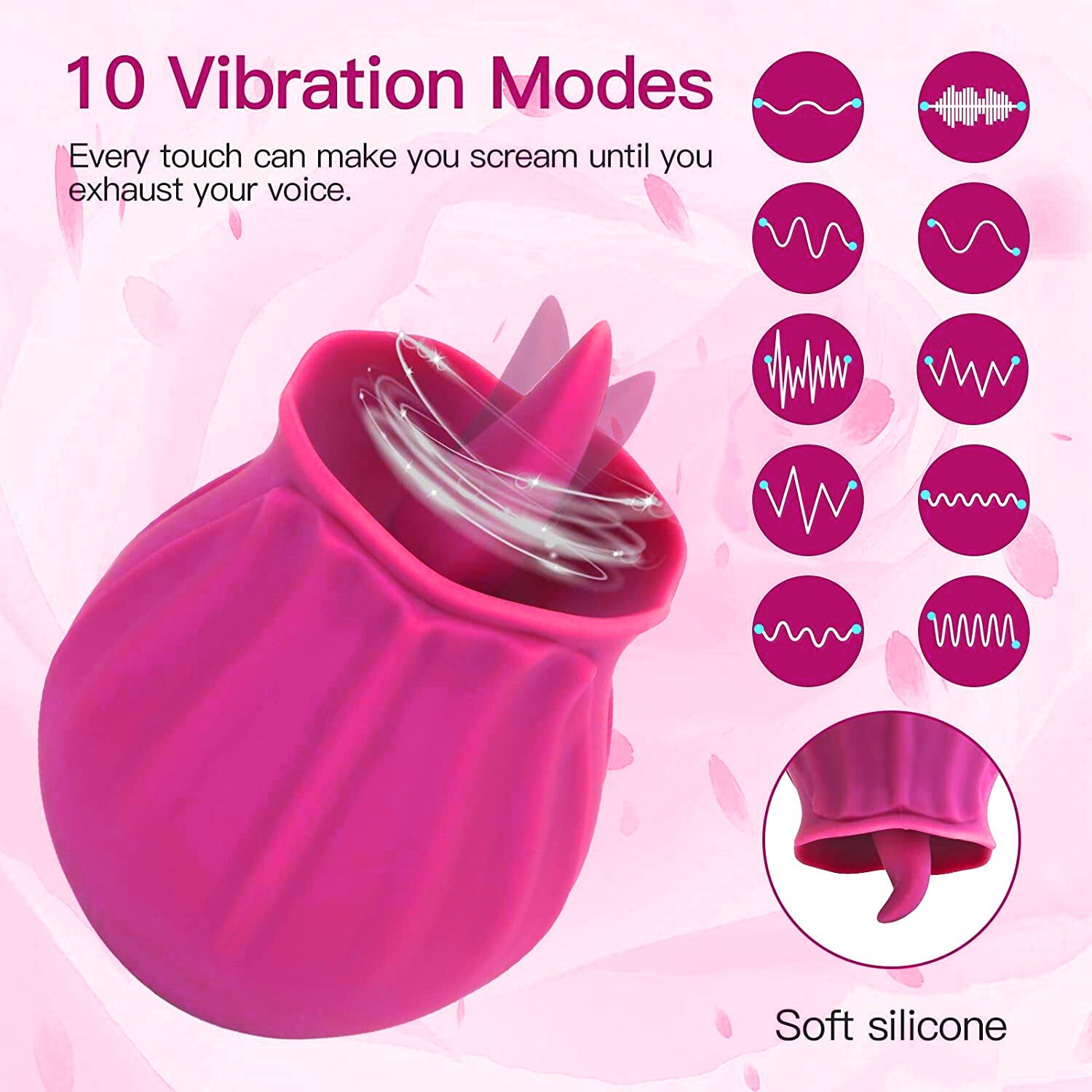 Juguetes Sexuales Para Mujeres G Spot Vibrador De Lengua Clitoris Sex-toys Women