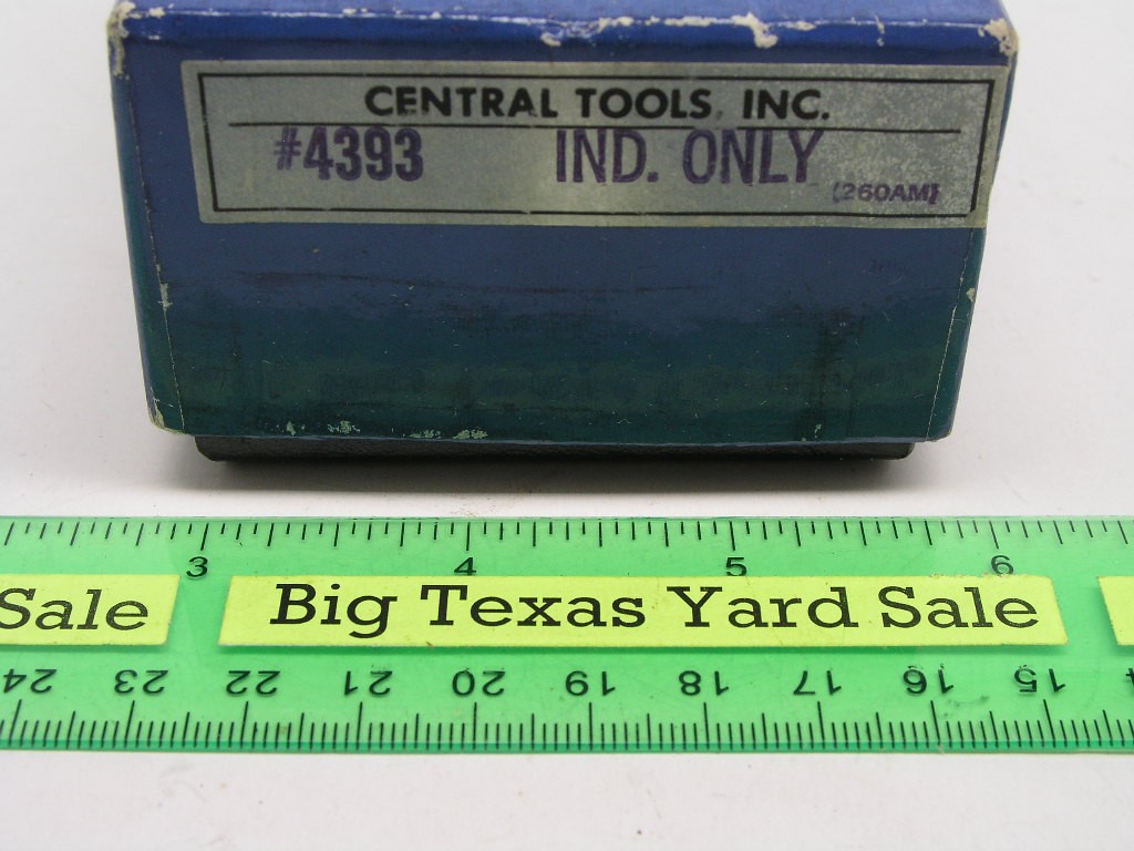 Central Tools 4393 2" Metric Dial Indicator
