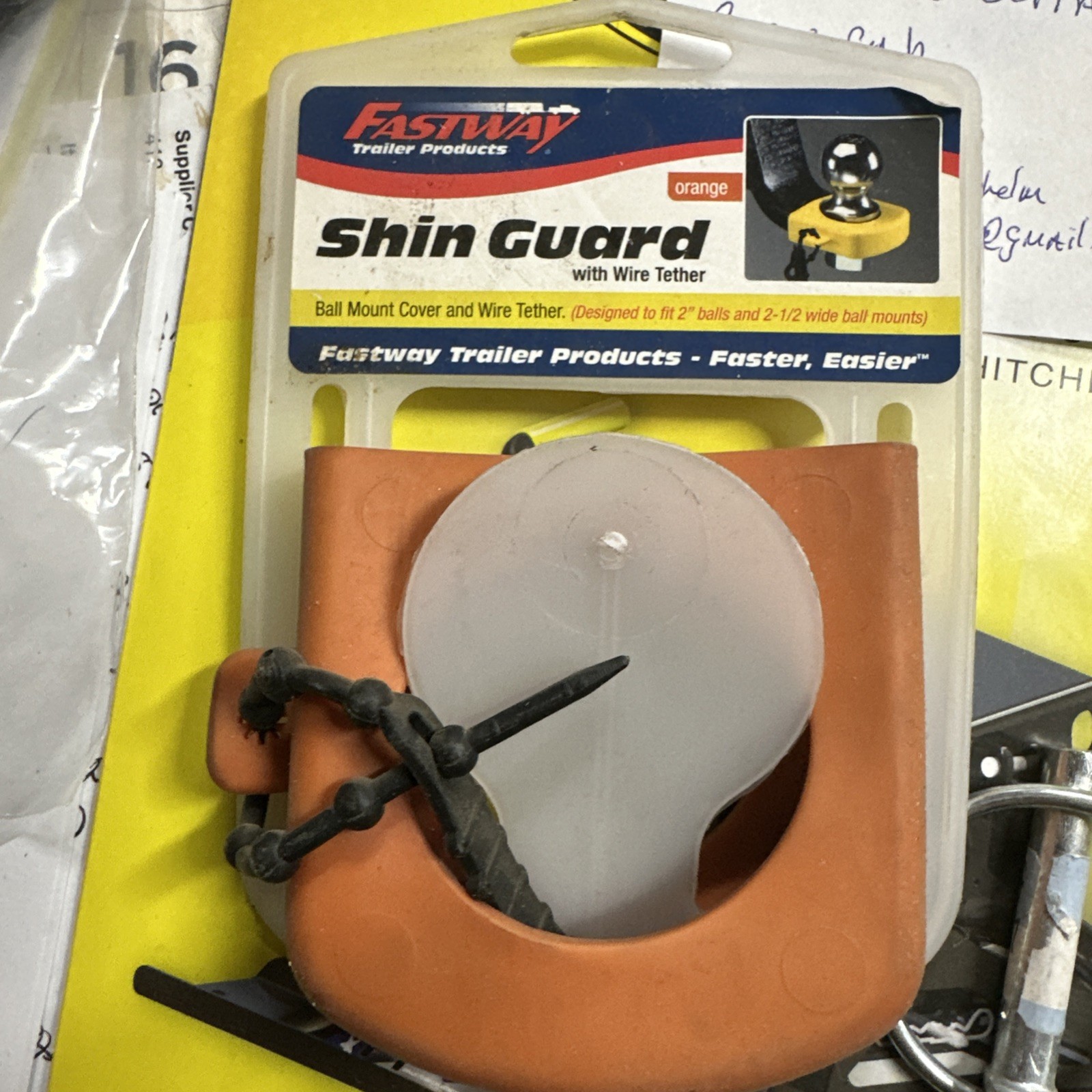 Fastway Trailer Shin Guard; Orange*Fastway Trailer - Shin Guard; Orange