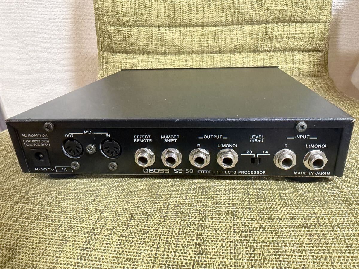 BOSS PRO SE-50 Stereo Multi Effects Processor Rack Mount Tested Working