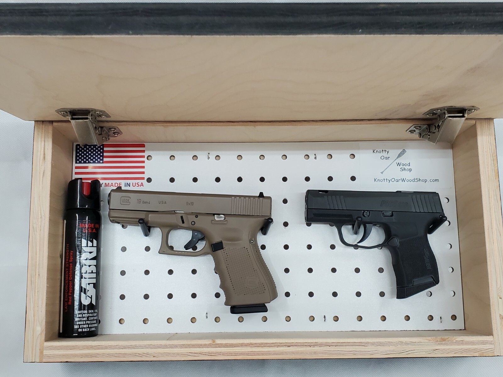 Hidden Gun Storage Concealment – Firearm Stash Box - Gift for Husband Boyfriend