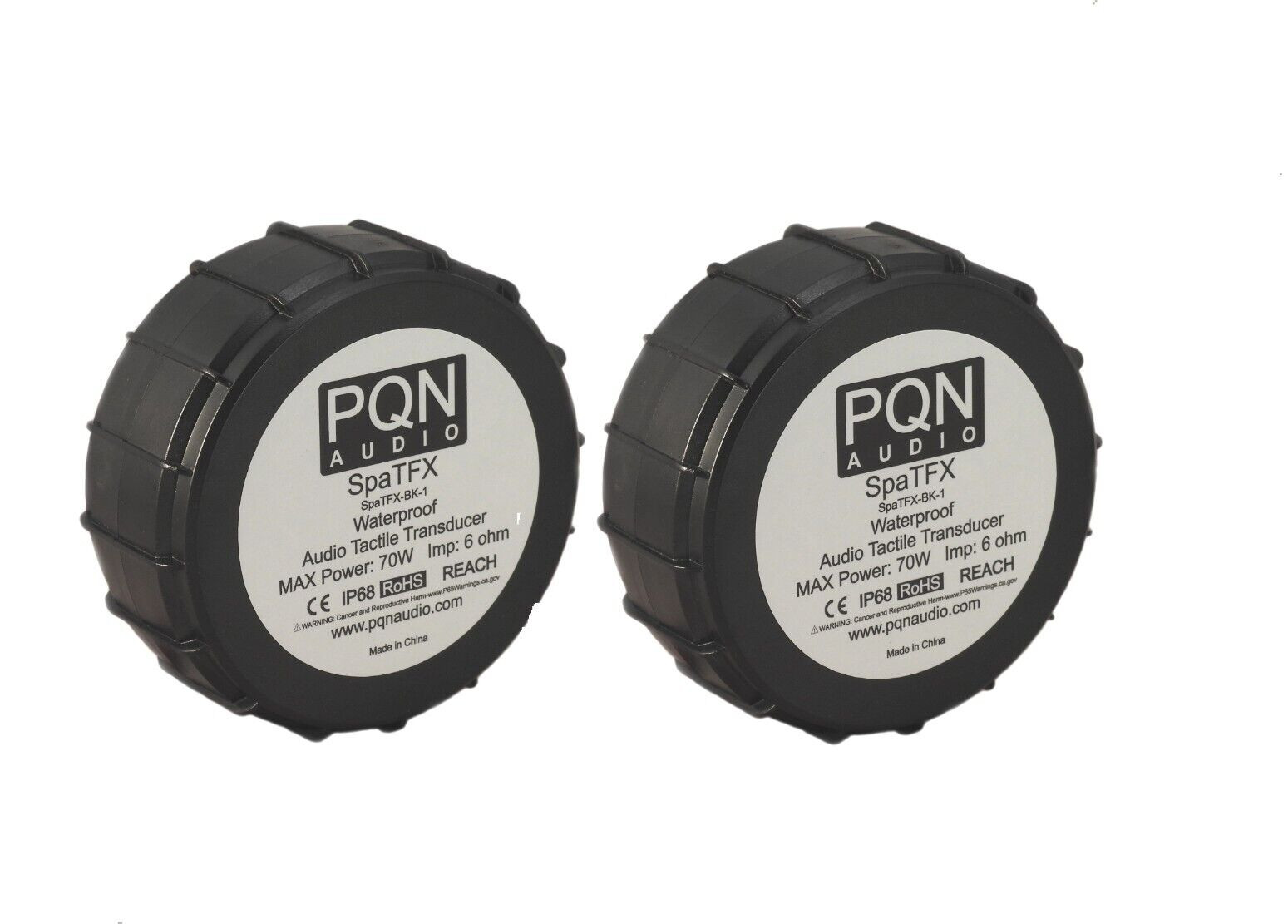 PQN Audio Premium Performing Waterproof SpaTFX Transducers, Hot Tub, 70 Watts