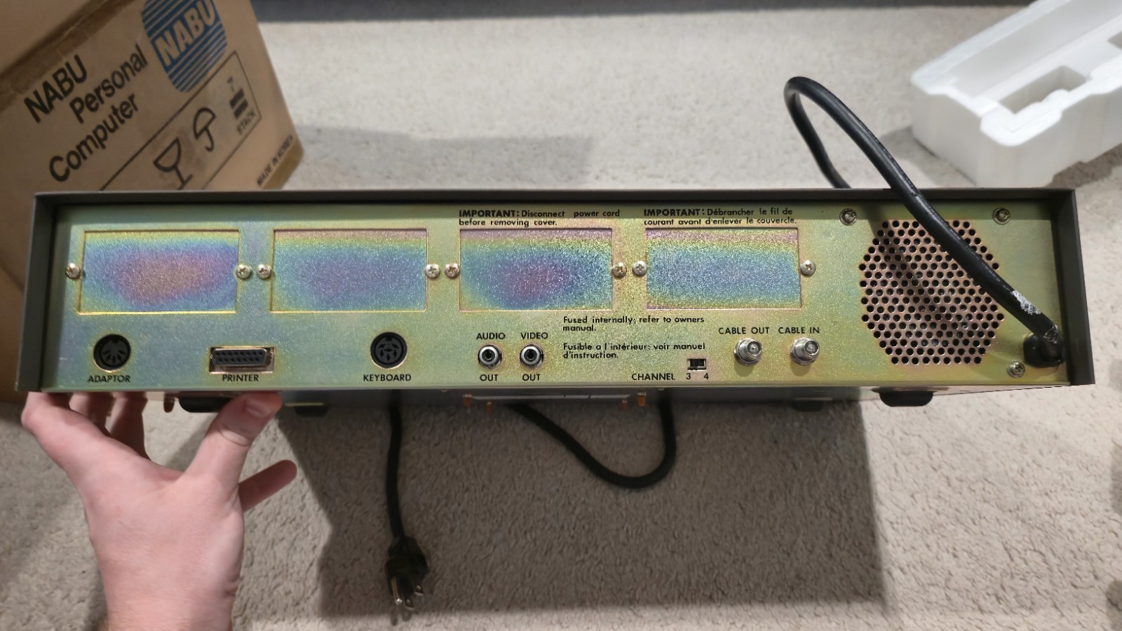 NABU Personal Computer in Complete in Box with Modem Tested and Working