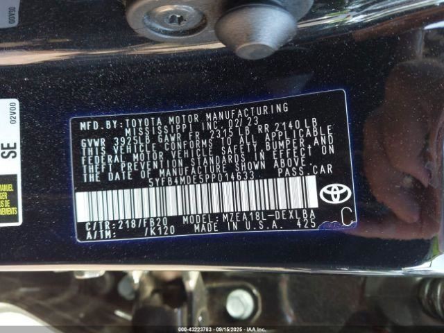 COROLLA   2023 Glove Box 4886196