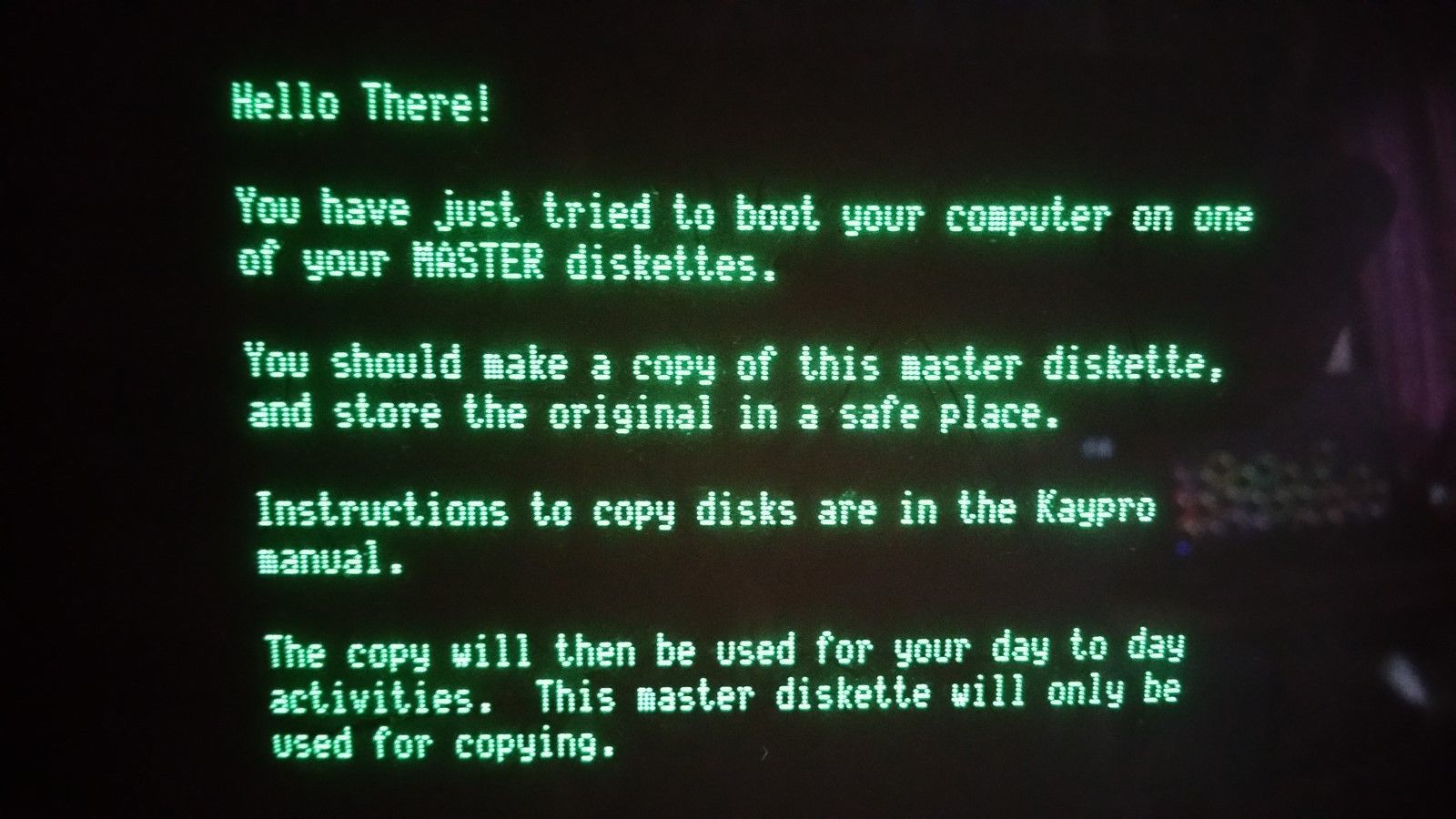 Kaypro II (2) System/bootdisk 5 DISKS (basic) games, The Word+, ProfitPlan CP/M