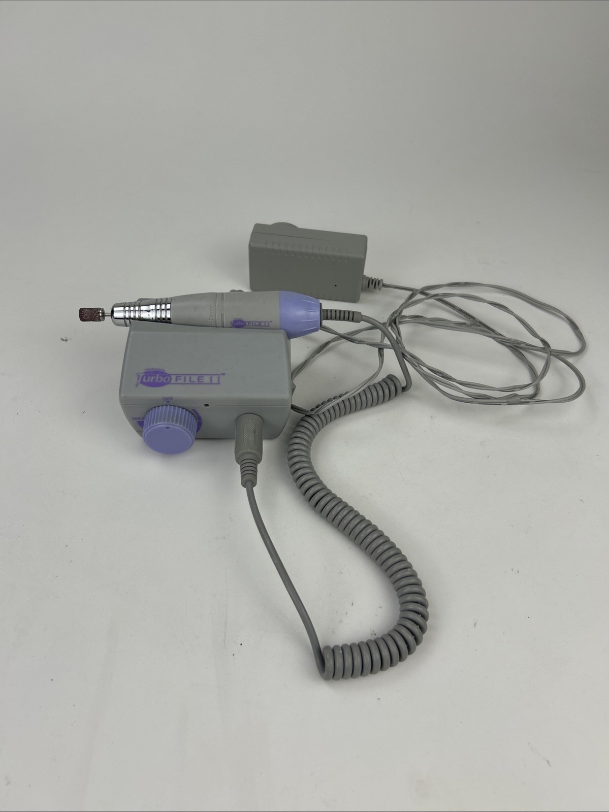 Medicool Turbo File II Electric Nail Drill 20,000RPM Lightly Used Tested No Bits