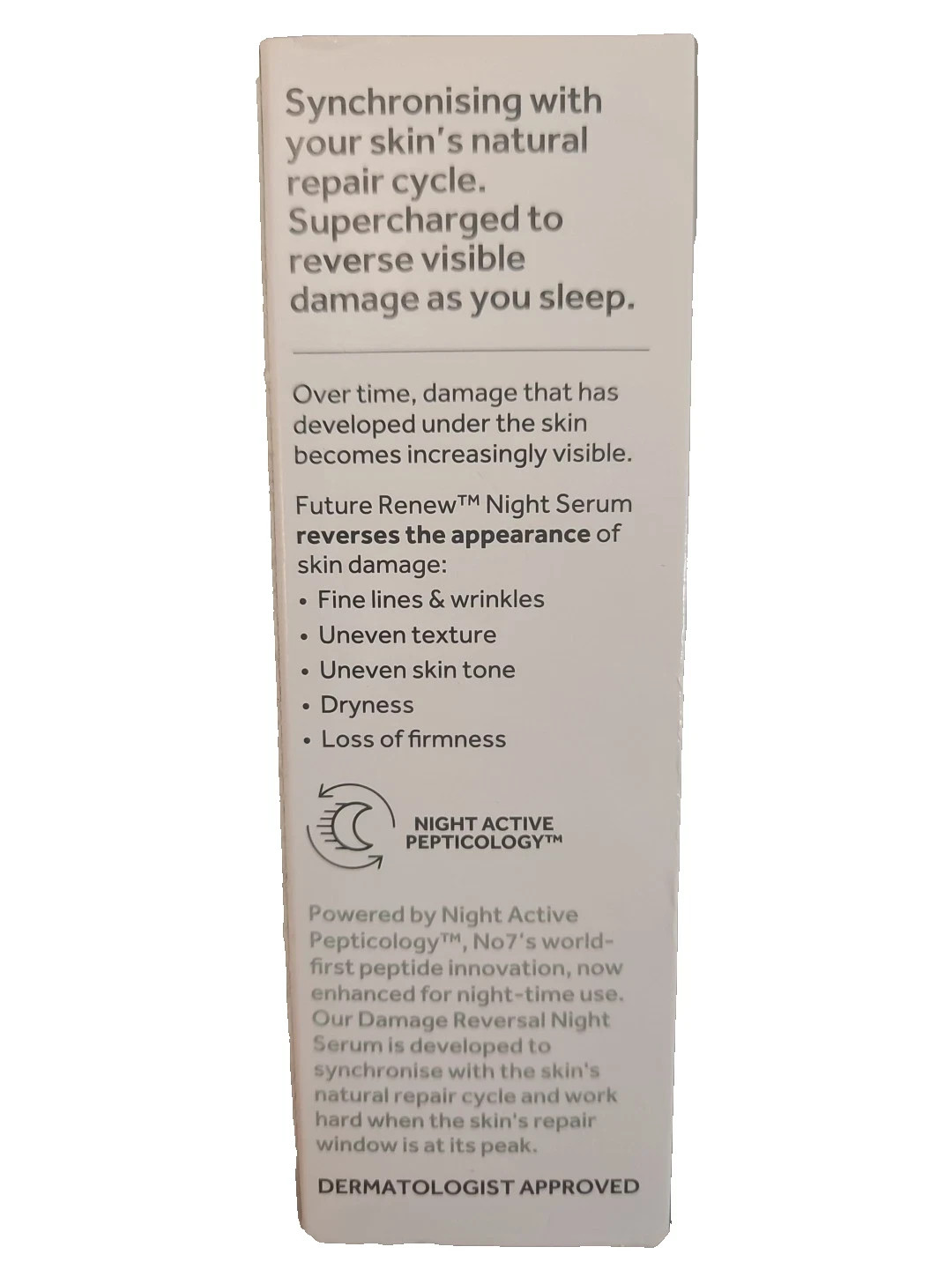 No7 Future Renew Damage Reversal Serum - Night Serum 0.84 fl oz