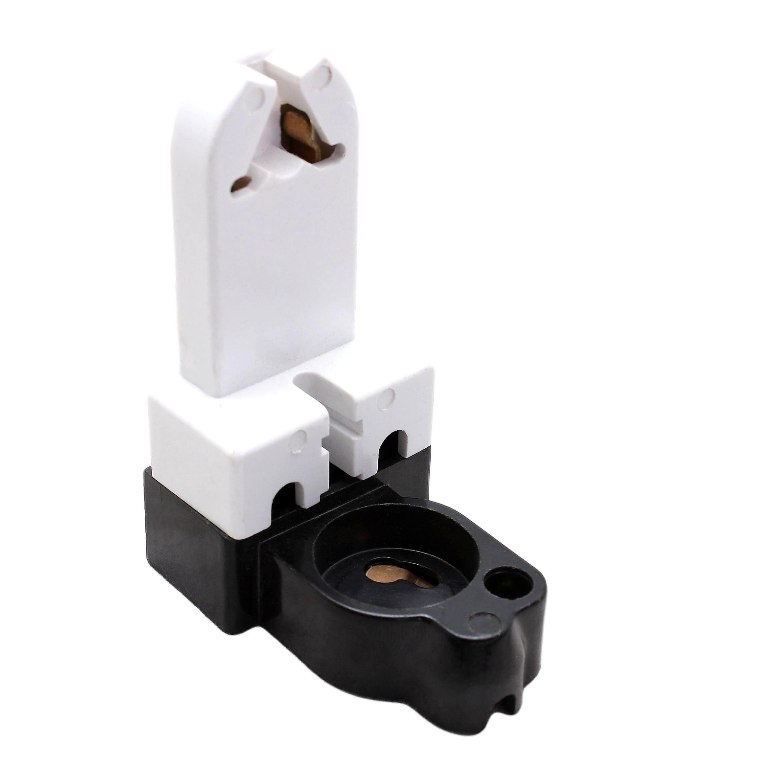Leviton 391-1W Medium Bi-Pin Fluorescent Lampholder Starter Base No Screw Gasket