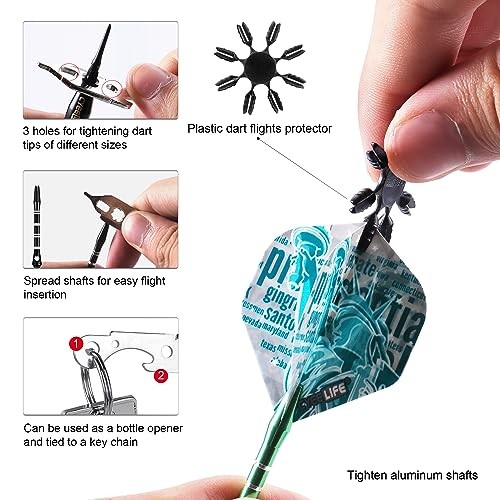Darts Plastic Tip - Soft Tip Darts Set - 12 Pcs 18 Gram with 4 Colors Premium