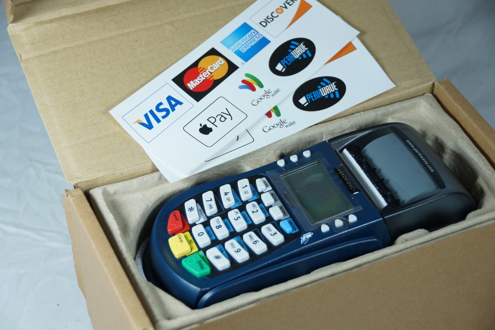 New Equinox T4220 Merchant Credit Card Payment Terminal with Power Cord