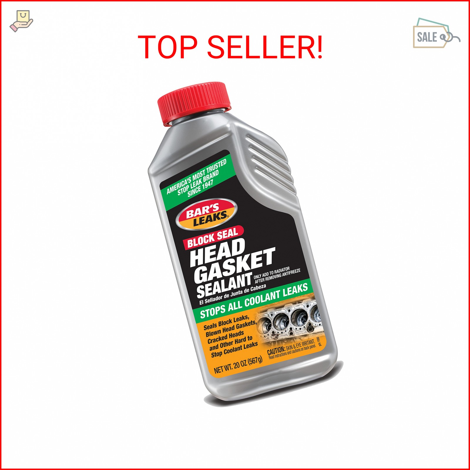 Bar's Leaks 1100 Head Gasket Repair - 20 oz.