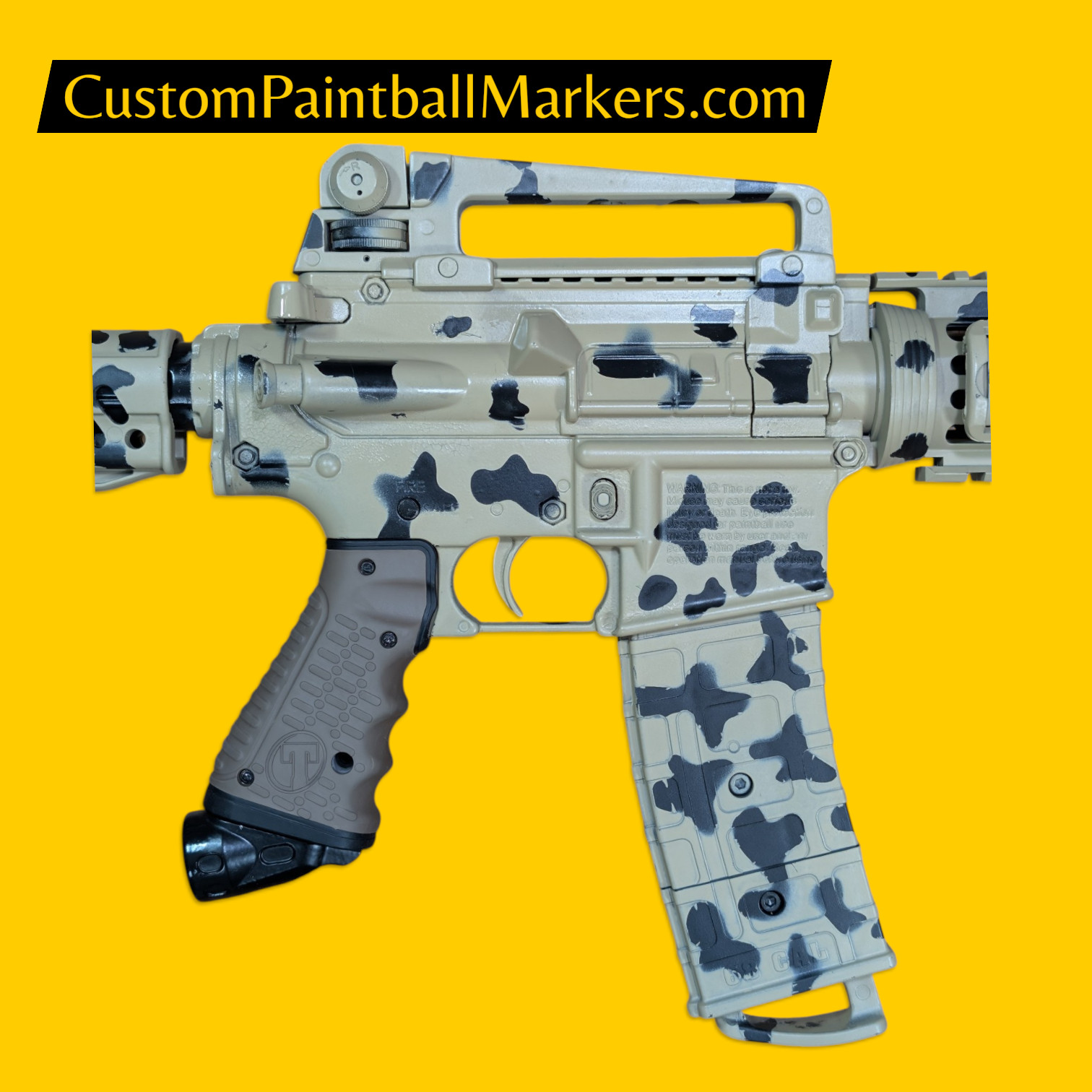 Tippmann TMC M16A4 “Desert Storm” Custom Magfed Paintball Marker