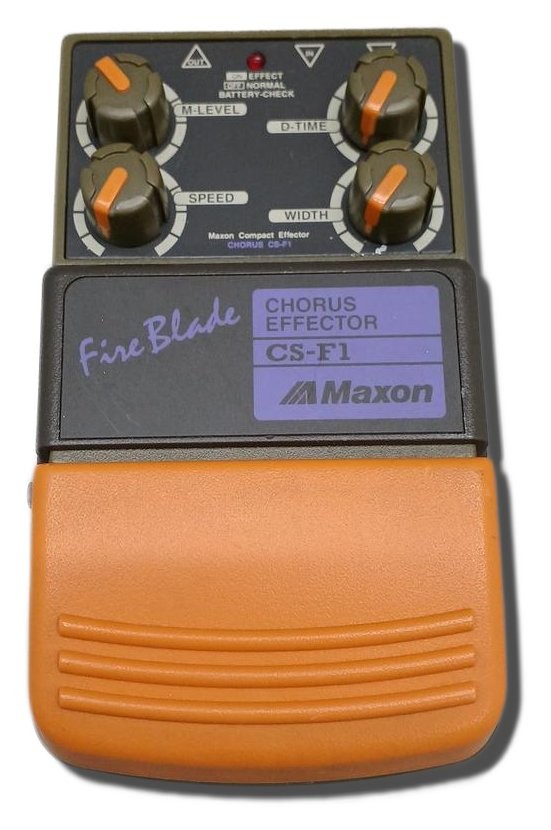 Maxon CS-F1 Chorus Effects Pedal Tested & Works 1427