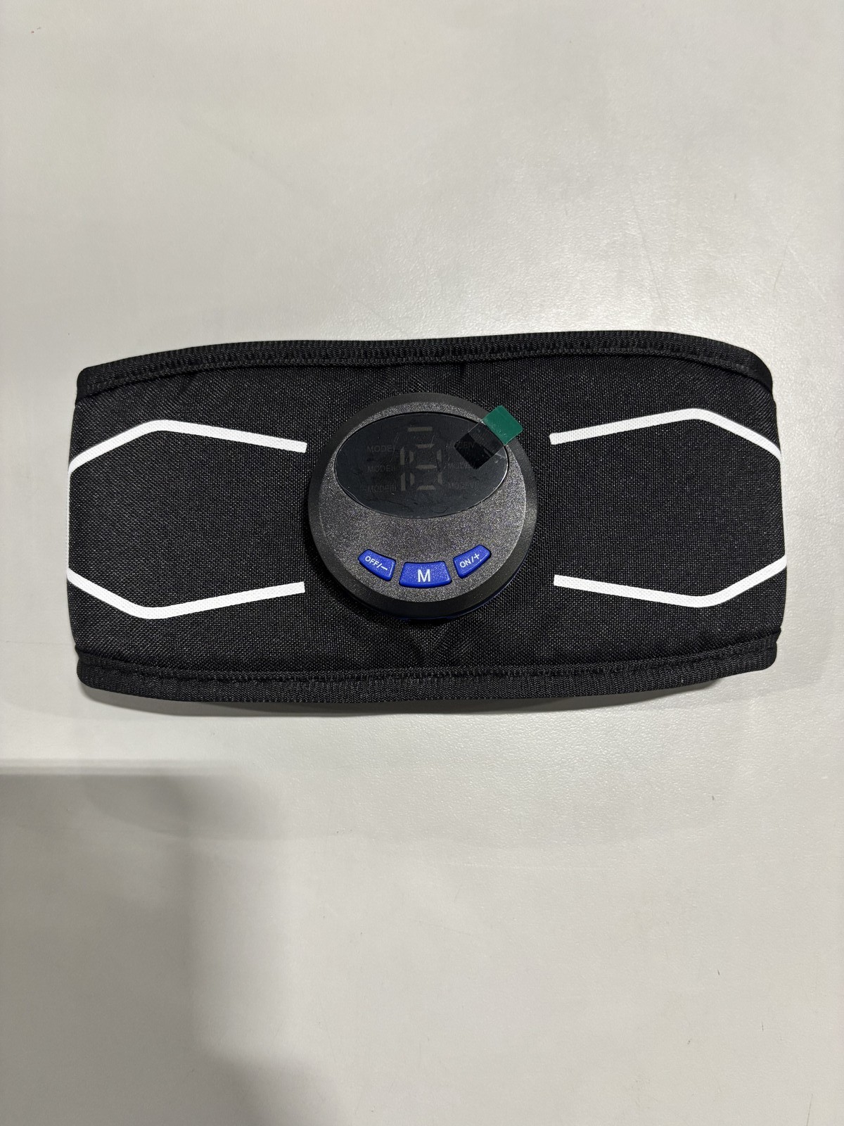 ELECTRONIC MUSCLE STIMULATOR ABS STIMULATOR MUSCLE TONER - BLACK/BLUE
