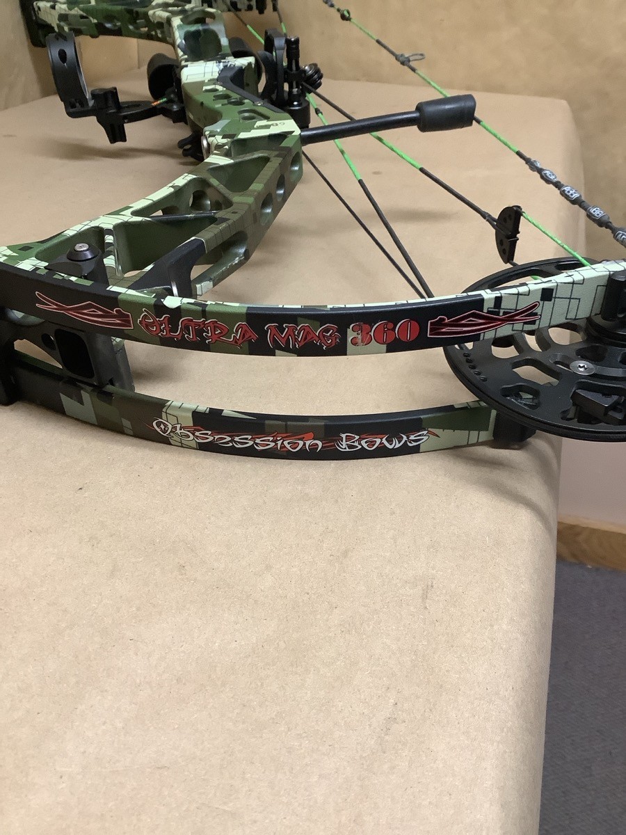 OBSESSION BOWS ULTRA MAG 360 RH DRAW COMPOUND BOW (G29020608)