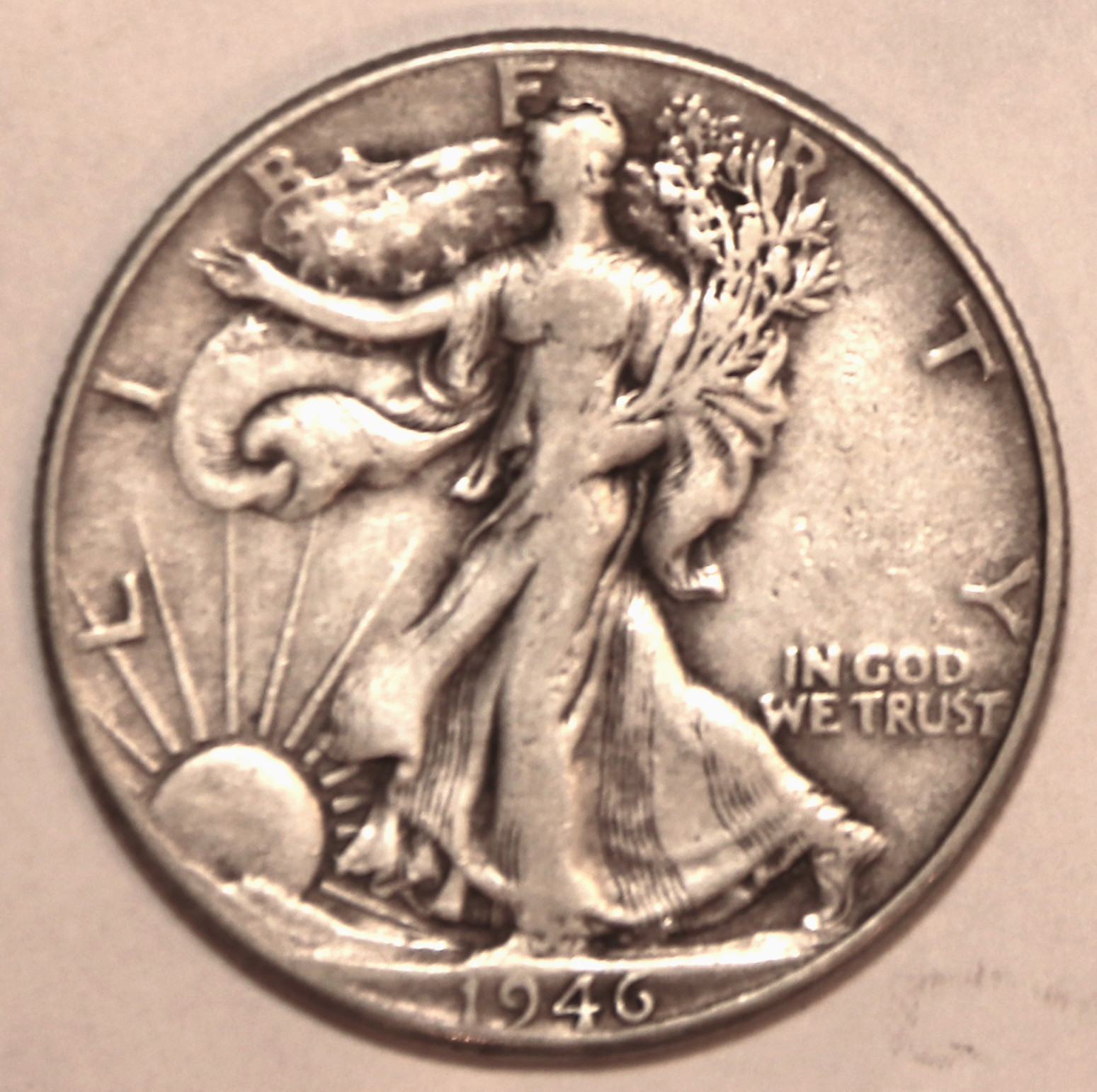 1946-D Walking Liberty Half Dollar - Very Fine - #5974AT50625