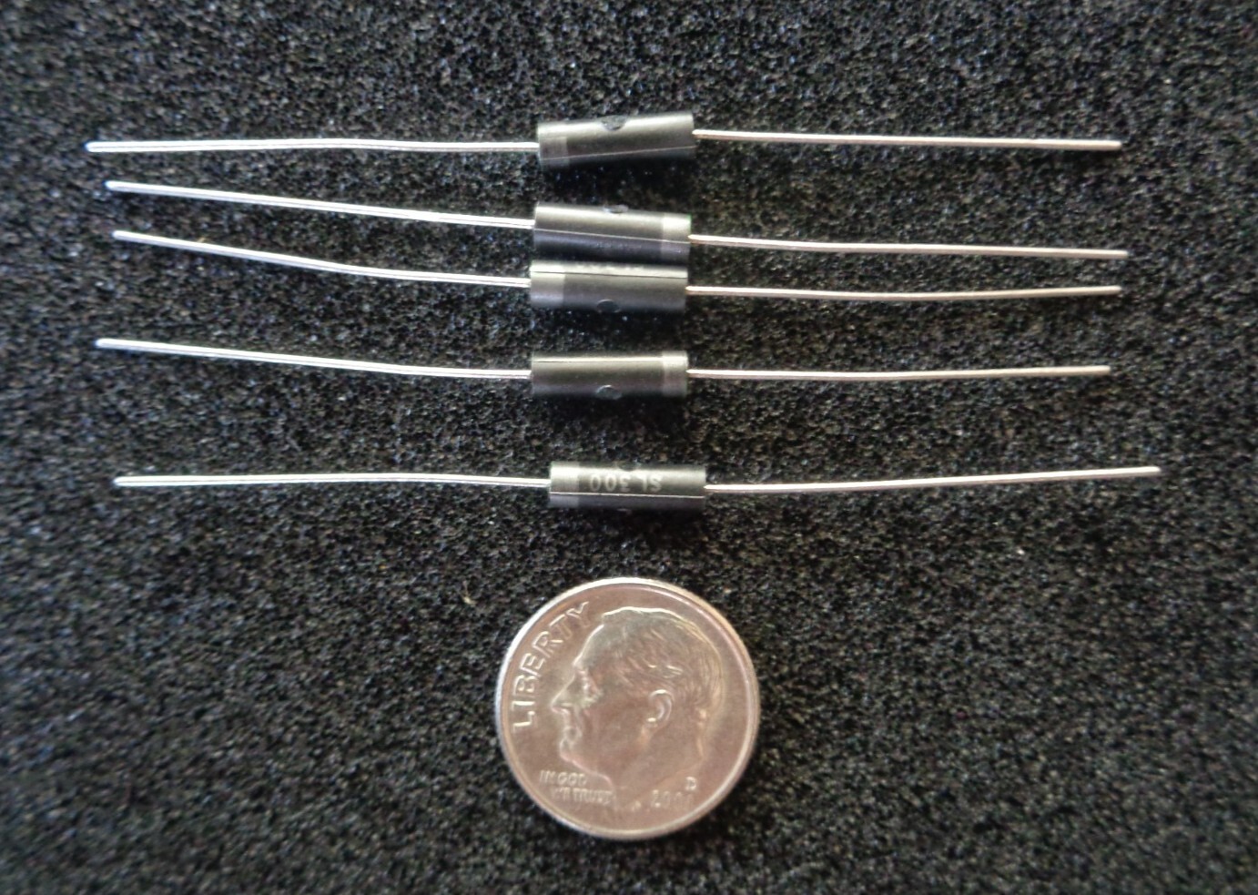 SL300, 3000V 40mA High Voltage Diode, Axial, EDI  Qty- 10 pcs