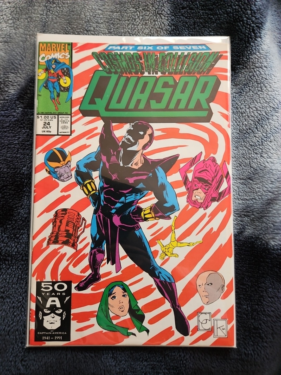 Quaser 24 Comic Book First Appearance Of Infinity