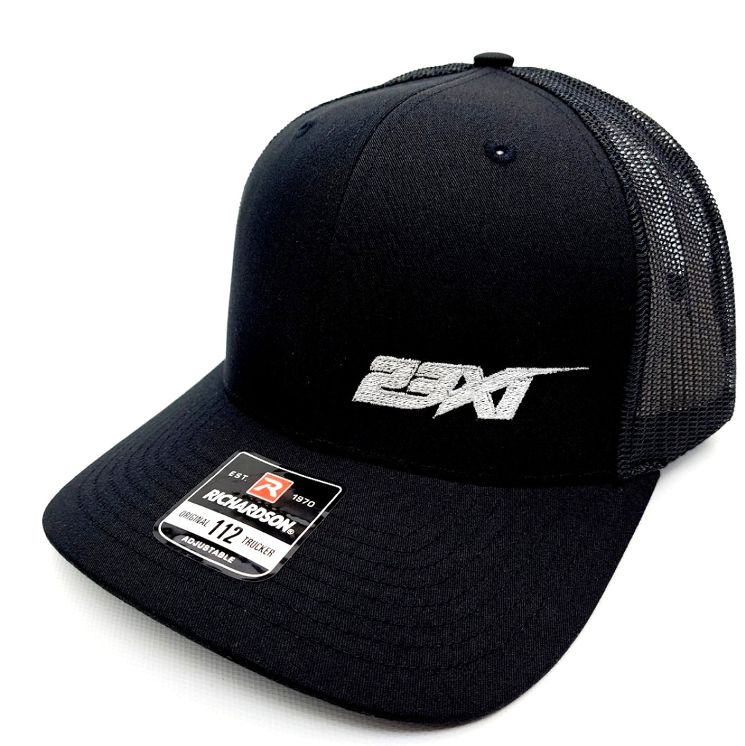 23xi Racing Baseball Cap Hat Richardson 112 Black Offset Embroidered