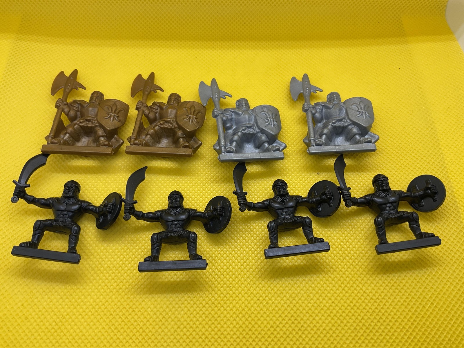 Battle Masters Replacement Warriors (4) Knights (4) Proxy Figures Lot of 8