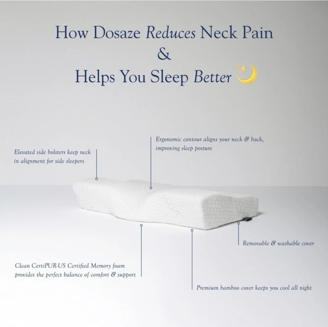Dosaze Contoured Orthopedic Pillow - Standard