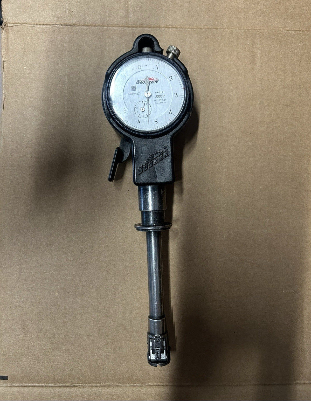 Sunnen RAP967 Dial Indicator Gauge 0.0001" Graduation Full Jeweled