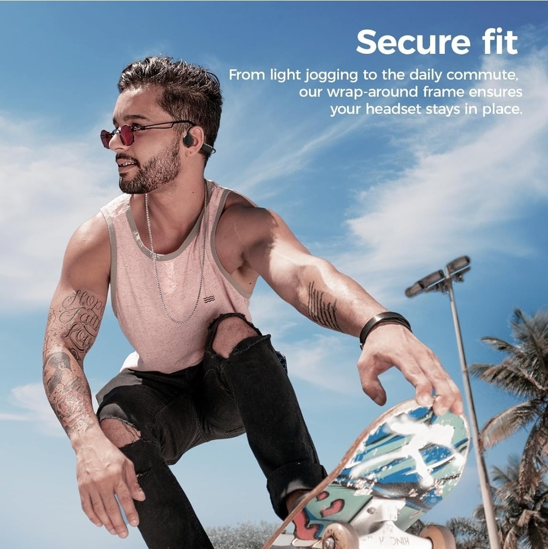 Ogogrs Bone Conduction Wireless Bluetooth Headphones, Noise Cancellation