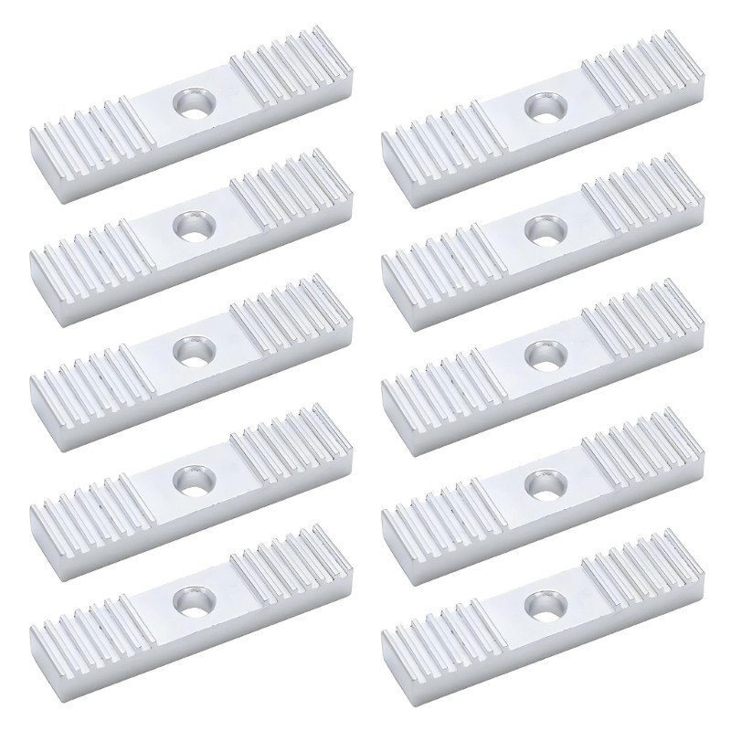 High Strength Aluminum Timing Belt Clamp For 3D Printer Stable Printing