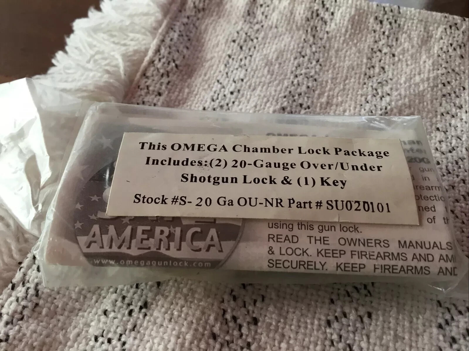 20 Gauge Omega Shotgun Chamber Locks Storage Safety 2 Locks Browning Winchestern