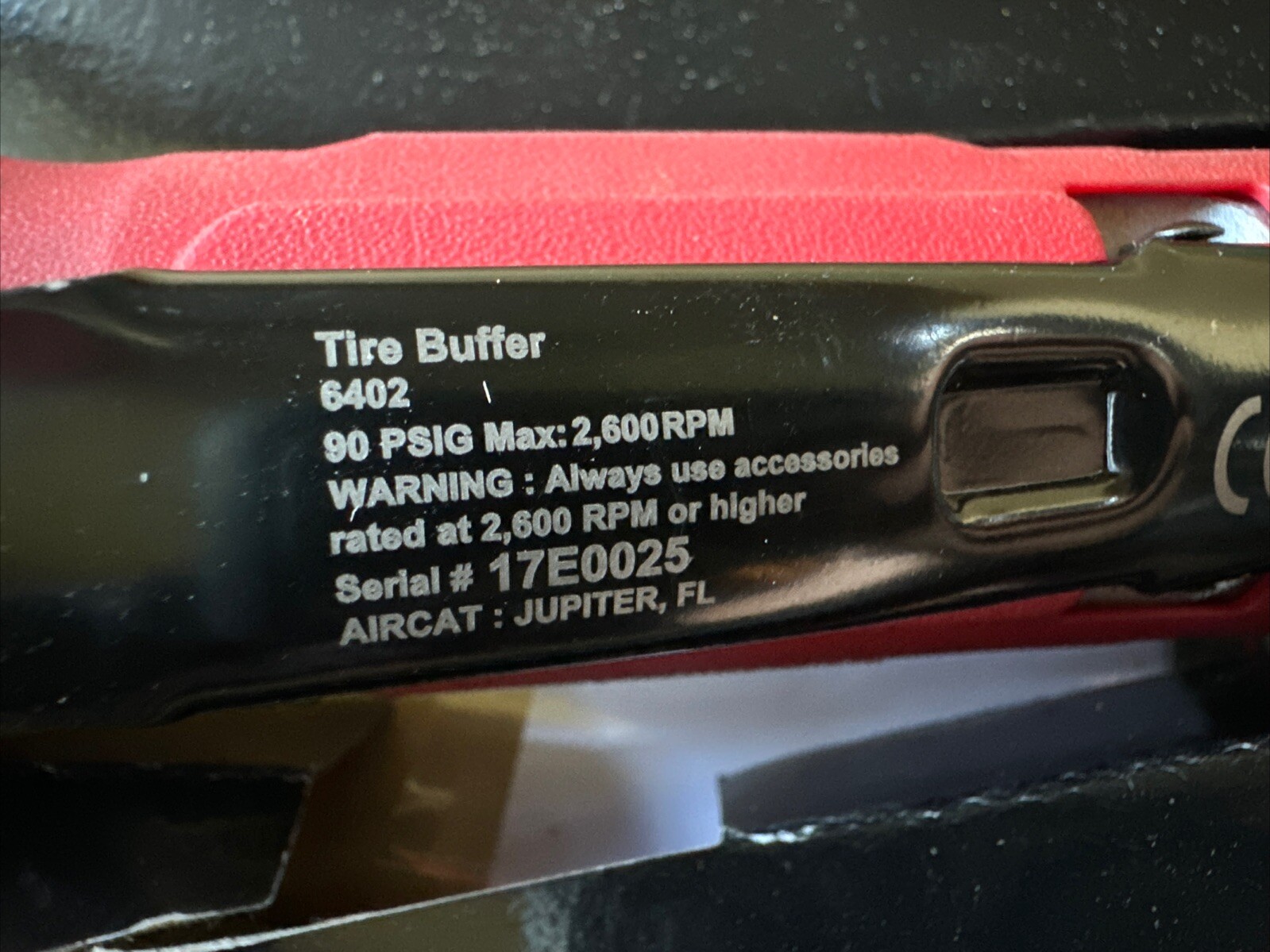AIRCAT Pneumatic Tools 6402 Low Speed Tire Buffer
