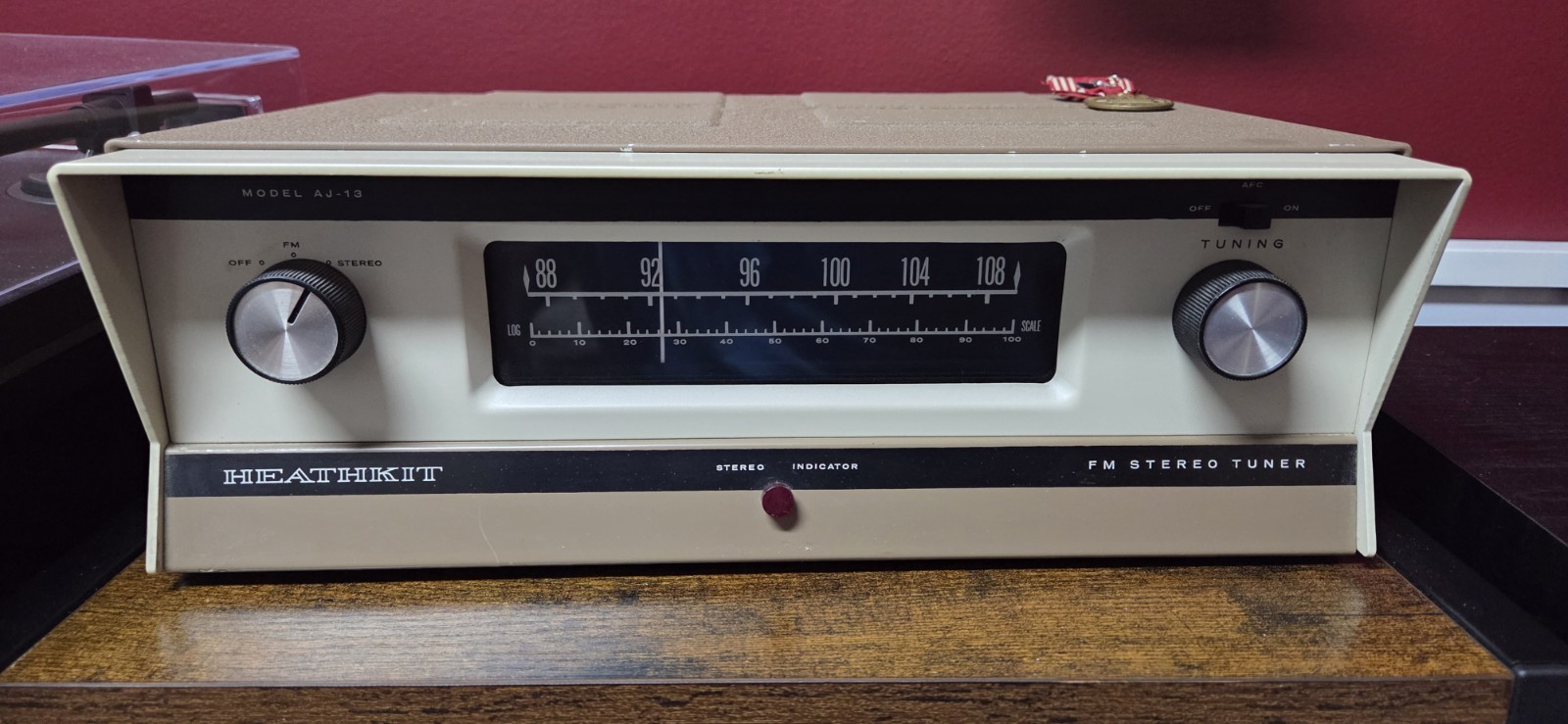 Heathkit AJ 13 Tube TUNER Radio Working