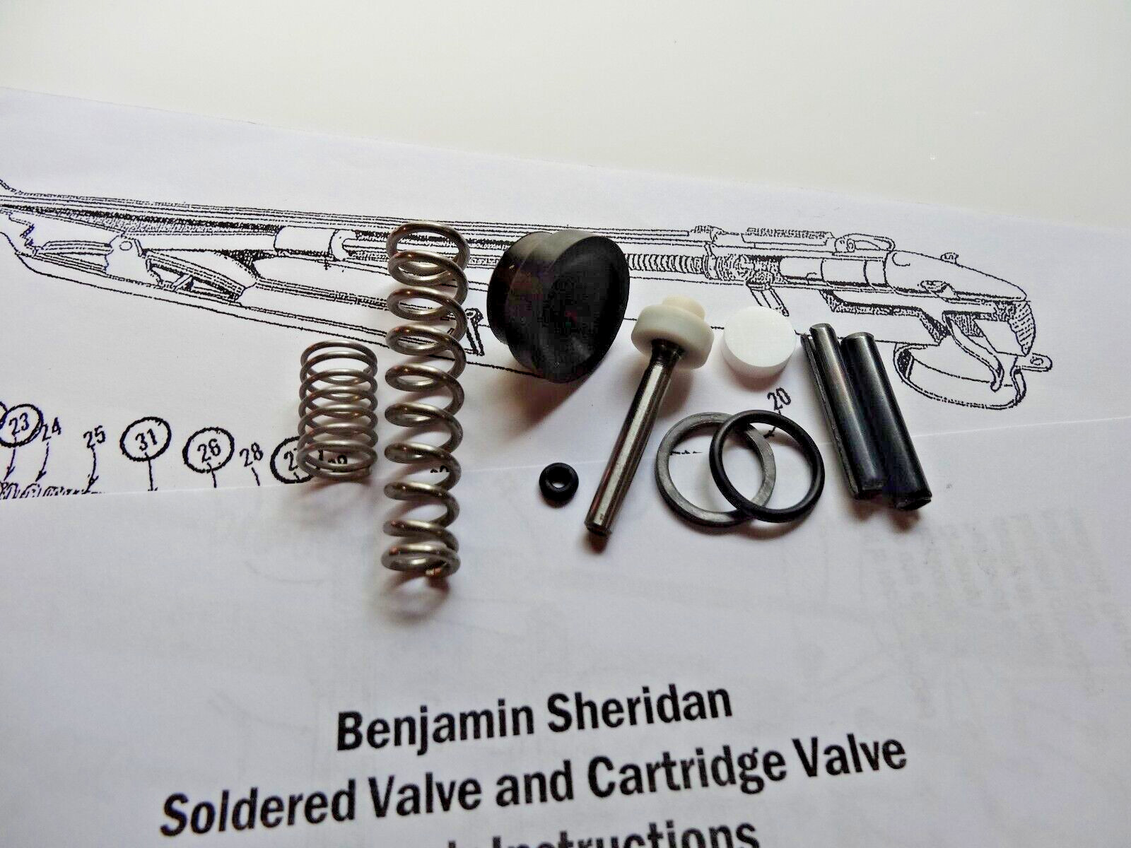 Sheridan Model C .20cal Blue/Silver Streak Complete Seal  Kit w-Pins